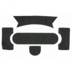 Suchý zip/velcro Ballistic typ pro helmu - černý