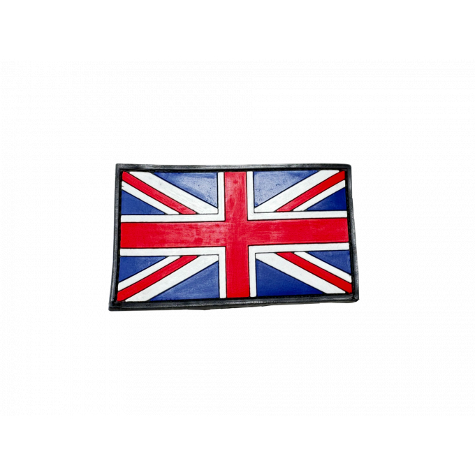 3D gumová nášivka VELKÁ BRITÁNIE - Barevná