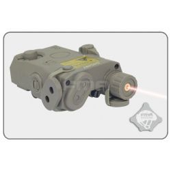 Box na baterii AN/PEQ15 + červený laser, FG