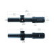 VictOptics LPVO puškohľad S6 1-6x24 SFP - Čierna