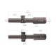 VictOptics LPVO puškohľad S6 1-6x24 SFP - Hnedá