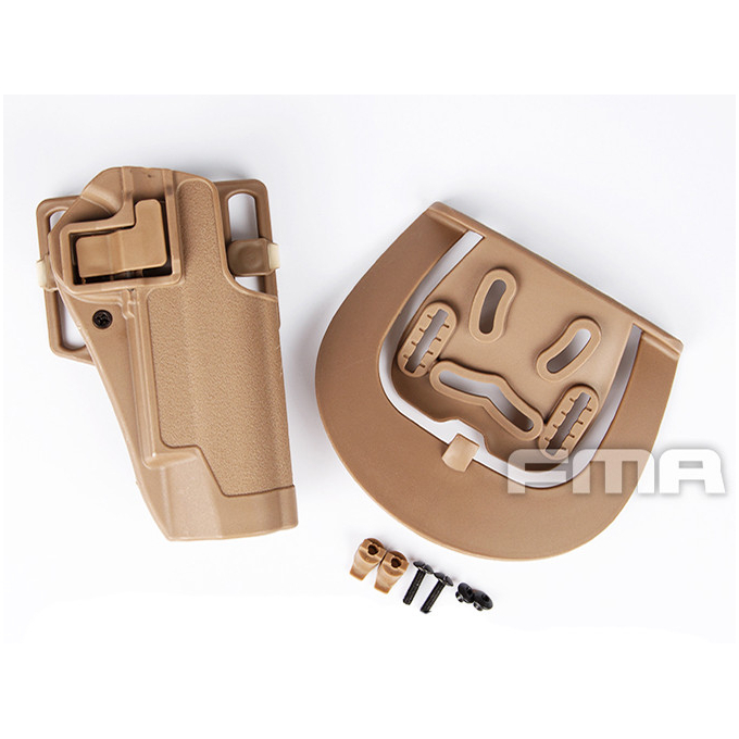 Opaskové plastové pouzdro - holster pro M1911, pískové