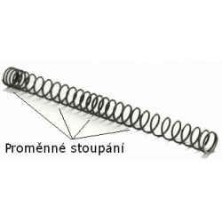 Pružina s progresivním vinutím 110MS (SiCr)