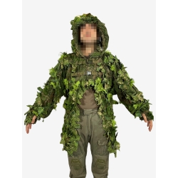 KMCS Cloak with Leaf Strips - Green
