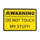 Patch ANAREUS Warning 3D PVC - version 4