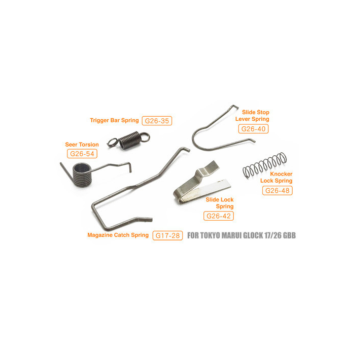 Set ocelových pružinek pro Marui Glock