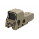 WE Kolimátor 552 červený/zelený bod, (kopie EOTECH), pískový