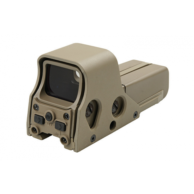 WE Kolimátor 552 červený/zelený bod, (kopie EOTECH), pískový