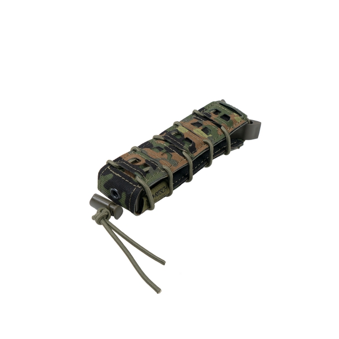 Novritsch Open MOLLE SMG Mag Pouch - Flecktarn