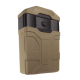 Rotační pouzdro na zásobník M16 / M4 / AR15 (NATO standard 5.56) KHAKI + molle úchyt