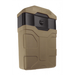 Rotační pouzdro na zásobník M16 / M4 / AR15 (NATO standard 5.56) KHAKI + molle úchyt