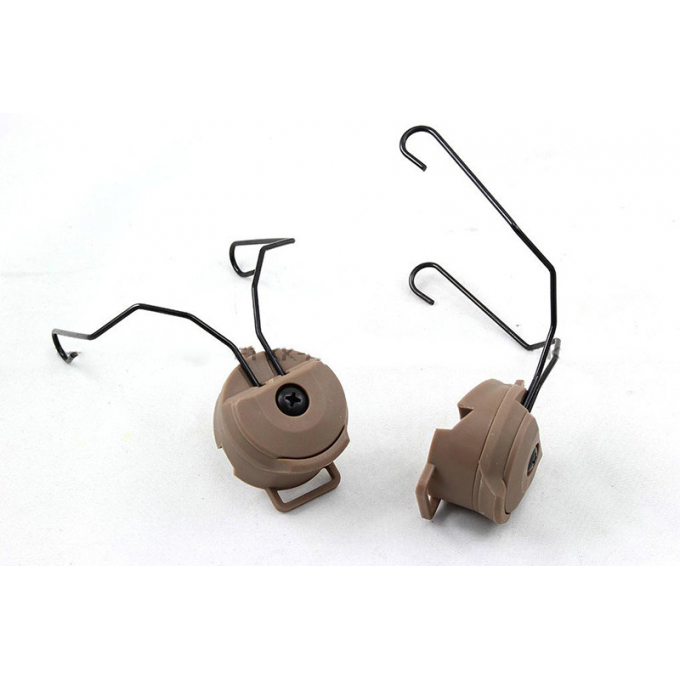 Rail adapter set na helmu pro headset SORDIN - pískový