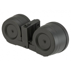 A&K 2500Rds Dual Drum Mag for SR25 Series ( Sound Activited )