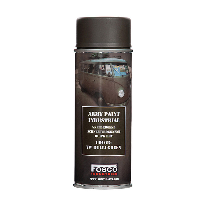 ARMY camouflage paint spray 400 ml VW BULLI GREEN