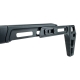 CTM CNC TwinFold Adjustable RIS Rail Stock - Black