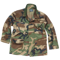 Blůza dětská US typ BDU polní WOODLAND, velikost XS