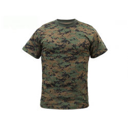 T-shirt children DIGITAL WOODLAND, size XS