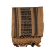 Originální Palestina / Shemagh 115x113 cm - Hnědá