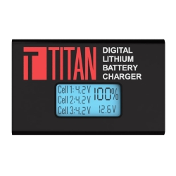 TITAN Li-Pol / Li-Ion nabíječka DIGITAL CHARGER V2 (EU verze) - Černá