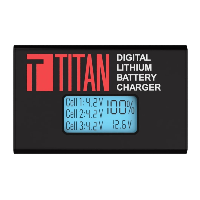 TITAN Li-Pol / Li-Ion nabíjačka DIGITAL CHARGER V2 (EU verzia) - Čierna
