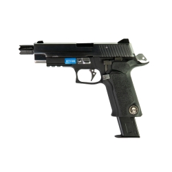 WE GBB plynová pistole BioHazard P226 VIRUS - Černá