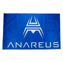 ANAREUS herní vlajka 60x90 cm - Modrá