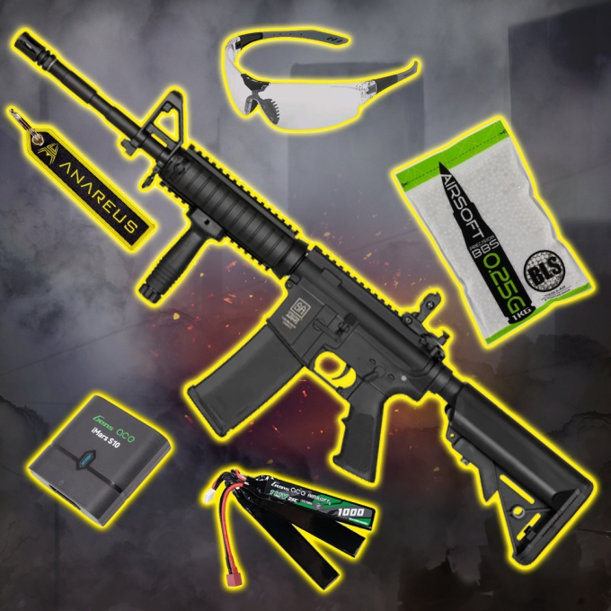 STARTER PACK set M4A1 RIS (SA-C03 CORE™ HAL ETU™) - Čierna