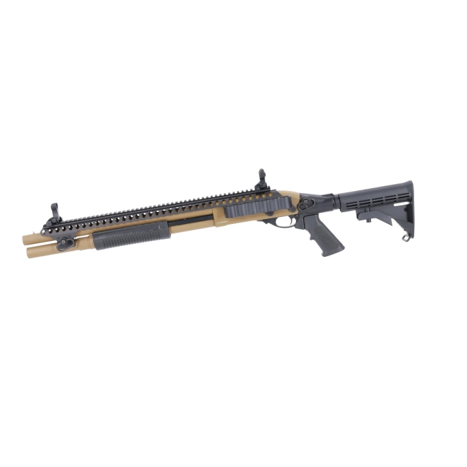 SA plynová brokovnice SA-VGS8 VAPOR™ Tactical Rail - Černá / písková