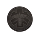 3D gumová nášivka MEDIC Patch - Šedá