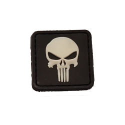 3D PVC PUNISHER Patch - Black