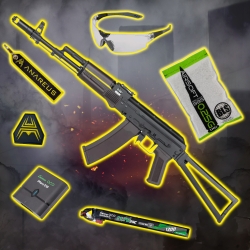 STARTER PACK set SA AK-74S (SA-J74 CORE™ HAL ETU Gen2) - Černá / Plum