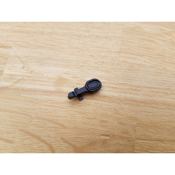 CNC aluminium bolt catch for M4 - A - BLACK