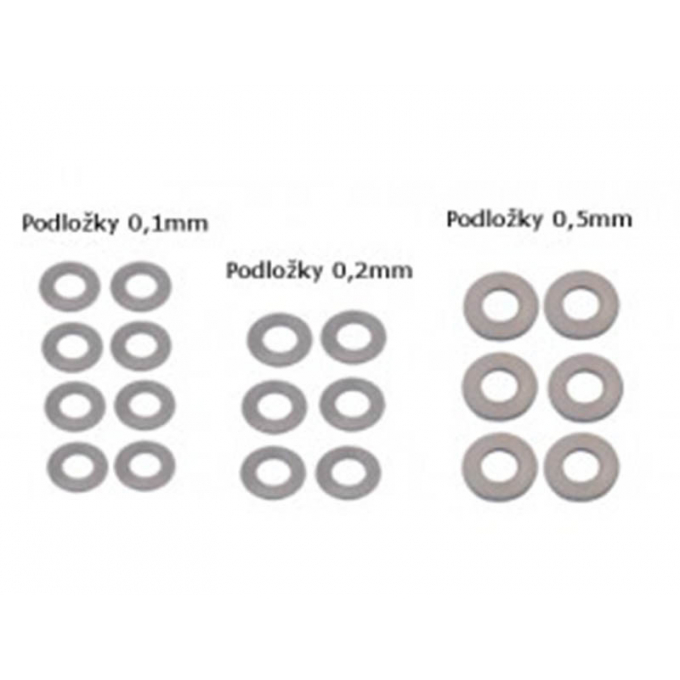 Vymezovací podložky 20ks - set podložek