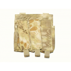 SWAT Molle Handgun Triple Mag pouch ( Kryptek Highlander )